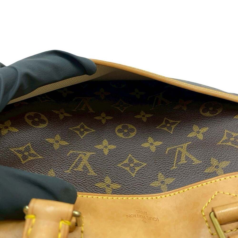 LOUIS VUITTON Brown Monogram Leather Deauville Boston Bag - Picture 10 of 10